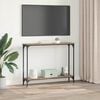 vidaXL Table console avec &eacute;tag&egrave;re Ch&ecirc;ne artisanal 100 x 22,5 x 75 cm