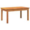 vidaXL Ensemble bistrot Marron 75 x 45 x 38cm Bois d'acacia massif
