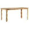 vidaXL Table de salle &agrave; manger 160x80x76cm Bois de r&eacute;cup&eacute;ration massif