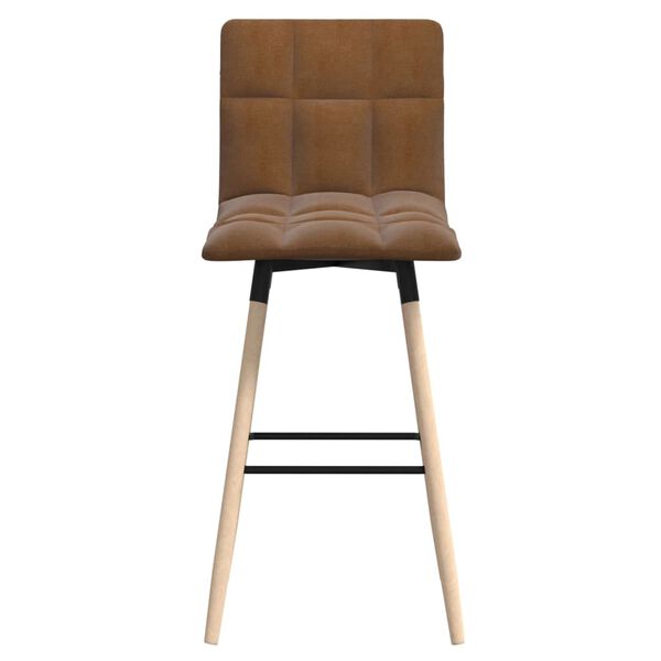 vidaXL Tabouret de bar Marron Tissu