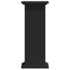 vidaXL Support pour plantes noir 33x33x80 cm bois d'ing&eacute;nierie