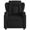 vidaXL Fauteuil inclinable en tissu noir