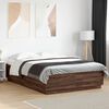 vidaXL Cadre de lit sans matelas chêne marron 120x200 cm