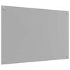 vidaXL Protection de cuisine Gris clair 90 x 60 cm verre tremp&eacute;