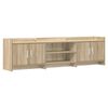 vidaXL Meuble TV 168 x 33 x 47 cm Ch&ecirc;ne Sonoma Bois d'ing&eacute;nierie