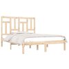 vidaXL Cadre de lit sans matelas 120x190 cm bois massif