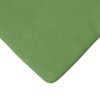 vidaXL Coussins de si&egrave;ge 4 pcs Vert clair 40 x 40 x 3 cm Velours
