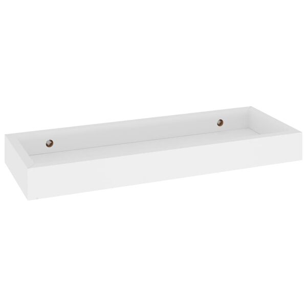 vidaXL &Eacute;tag&egrave;res murales Loggia 2 pcs Blanc 40x15x4 cm MDF