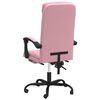 vidaXL Fauteuil inclinable de bureau Rose Velours