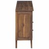 vidaXL Buffet avec tiroir Naturel 100 x 30 x 68 cm Bois de teck massif