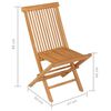 vidaXL Ensemble à manger de jardin 9 pcs Bois de teck massif