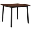vidaXL Table &agrave; manger carr&eacute;e 90 x 90 x 75 cm Bois d'Acacia Massif