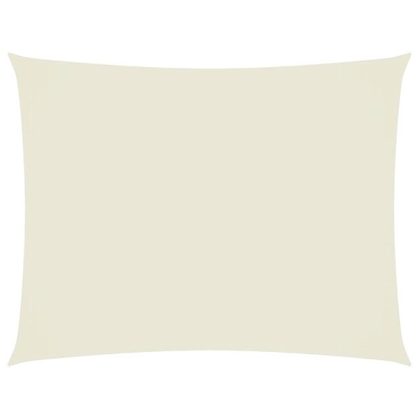 vidaXL Voile de parasol tissu oxford rectangulaire 2,5x3,5 m crème