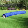 vidaXL Tunnel pour chien bleu &Oslash; 55x500 cm polyester