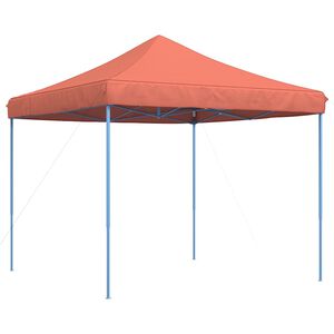 vidaXL Tente r&eacute;ception pliable escamotable terre cuite 292x292x315 cm