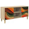 vidaXL Meuble TV BONN 102 x 33 x 50 cm Sonoma Bois d'ing&eacute;nierie
