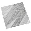 vidaXL Planches de sol Gris 5,11 m&sup2; 55 pc PVC