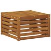 vidaXL Table de jardin Bois d'Acacia Massif Naturel 59 x 59 x 37 cm