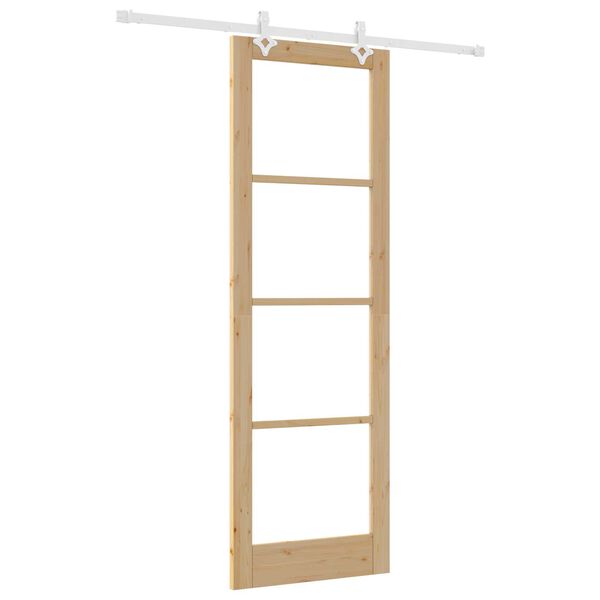 vidaXL Porte coulissante Naturel 78 x 232 cm
