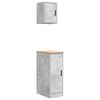vidaXL Armoires de garage 2 pcs gris b&eacute;ton bois d'ing&eacute;nierie