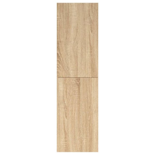 vidaXL Meuble TV Ch&ecirc;ne sonoma 30,5x30x110 cm Bois d&rsquo;ing&eacute;nierie