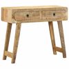 vidaXL Table console 90x32x75 cm bois massif de manguier brut