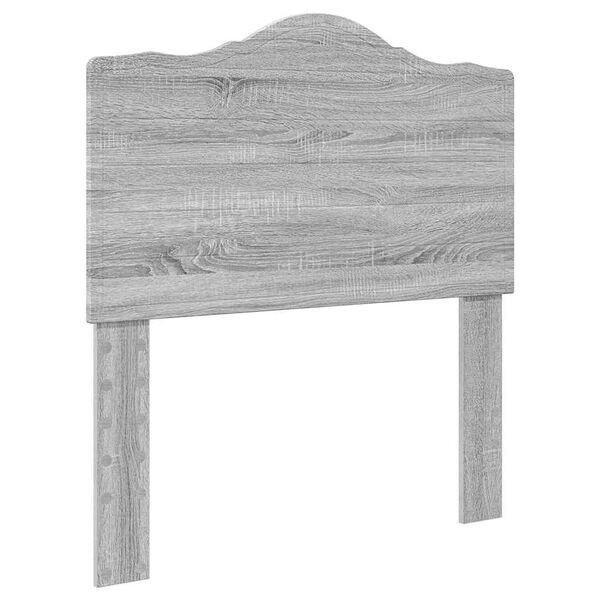 vidaXL Tête de lit Gris Sonoma 75 cm Bois d'ingénierie