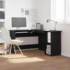 vidaXL Bureau d'angle Chêne noir 120 x 140 x 75 cm Bois d'ingénierie