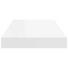 vidaXL &Eacute;tag&egrave;res murales flottantes 4 pcs Blanc 50x23x3,8 cm MDF