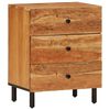 vidaXL Table de chevet 50x33x60 cm bois d'acacia solide