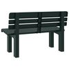 vidaXL Banc de jardin vert 110x52x71 cm polypropyl&egrave;ne
