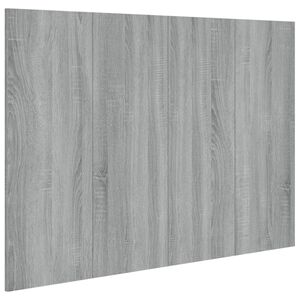 vidaXL T&ecirc;te de lit Sonoma gris 120x1,5x80 cm Bois d'ing&eacute;nierie