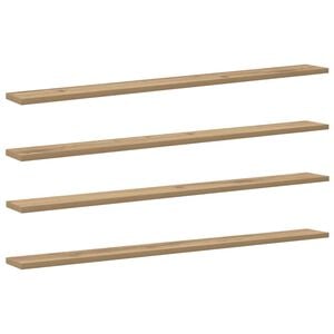 vidaXL &Eacute;tag&egrave;re &agrave; livres 4 pcs Marron 100 x 10 x 1,5 cm