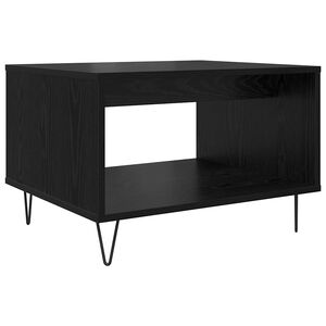 vidaXL Table basse Ch&ecirc;ne noir 60 x 50 x 40 cm Bois d'ing&eacute;nierie