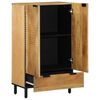 vidaXL Buffet marron 60x33x100 cm bois de manguier massif