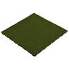 vidaXL Carreaux de gazon artificiel 8 pcs 50x50x2,5 cm Caoutchouc