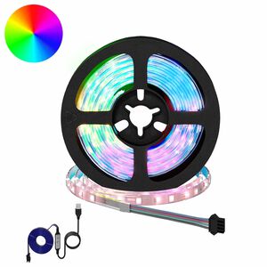 vidaXL Bande LED 2 pc Noir et Transparent Cuivre et plastique