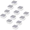 vidaXL Lampes LED enterr&eacute;es 12 pcs 100x100x68 mm