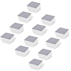 vidaXL Lampes LED enterr&eacute;es 12 pcs 100x100x68 mm