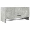 vidaXL Garde-robe gris b&eacute;ton 70x32,5x35 cm bois d'ing&eacute;nierie