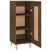 vidaXL Buffet Chêne marron 34,5x34x90 cm Bois d'ingénierie
