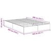 vidaXL Cadre de lit ottoman avec stockage Ch&ecirc;ne Artisanal 140 x 200 cm