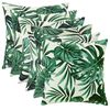 vidaXL Housse de coussin 6 pcs HEERLEN Motif feuilles 35 x 35 cm