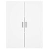 vidaXL Armoires murales 2 pcs blanc 69,5x34x90 cm