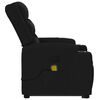 vidaXL Fauteuil de massage inclinable Noir Tissu