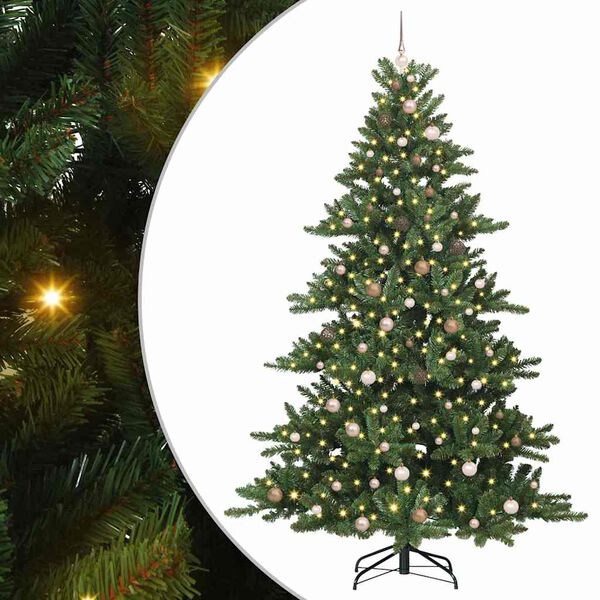 vidaXL Sapin de No&euml;l Artificiel &agrave; Branches Articul&eacute;es Vert 240 cm PVC