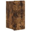 vidaXL Armoire murale de salle de bain ZWOLLE Ch&ecirc;ne fum&eacute;