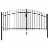 vidaXL Portail double Woerden avec pointe en forme de lance 299,5 x 149,5 cm