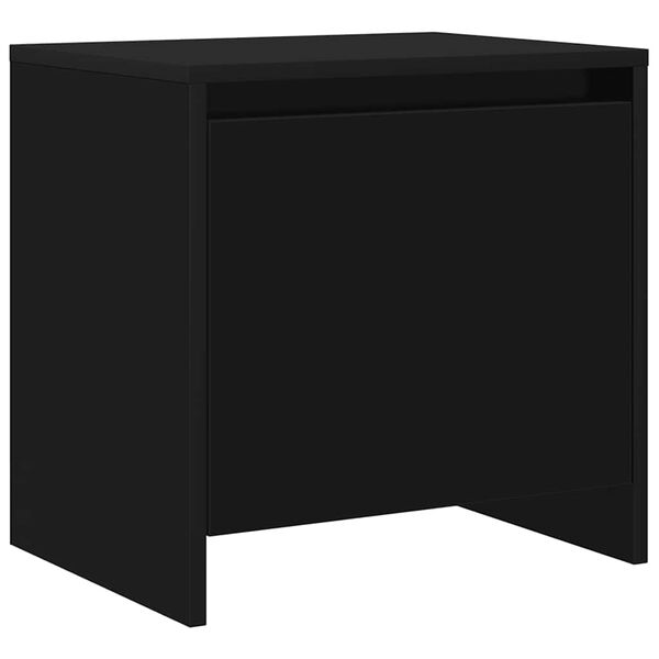vidaXL Table de chevet noir 45x34x44,5 cm bois d&rsquo;ing&eacute;nierie