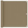 vidaXL &Eacute;cran de balcon Taupe 90x300 cm PEHD